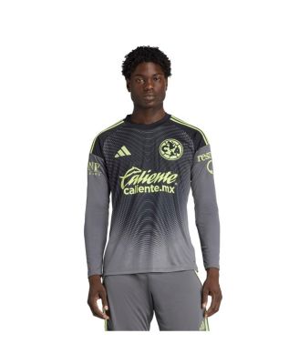 Men's Gray Club America 2025/26 Long Sleeve Goalkeeper Jersey