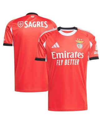 adidas - Men's Red Benfica 2025/26 Home Replica Jersey