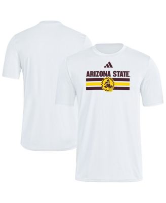 adidas - Men's White Arizona State Sun Devils Strategy Pre-Game T-Shirt