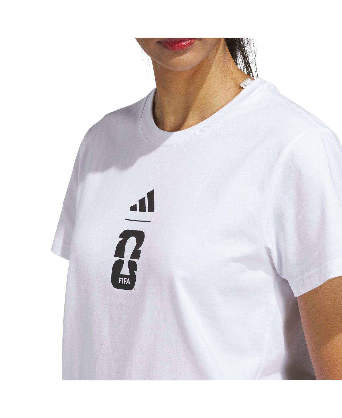 Adidas Originals Women's White 2026 Fifa World Cup Graphic T-shirt In White