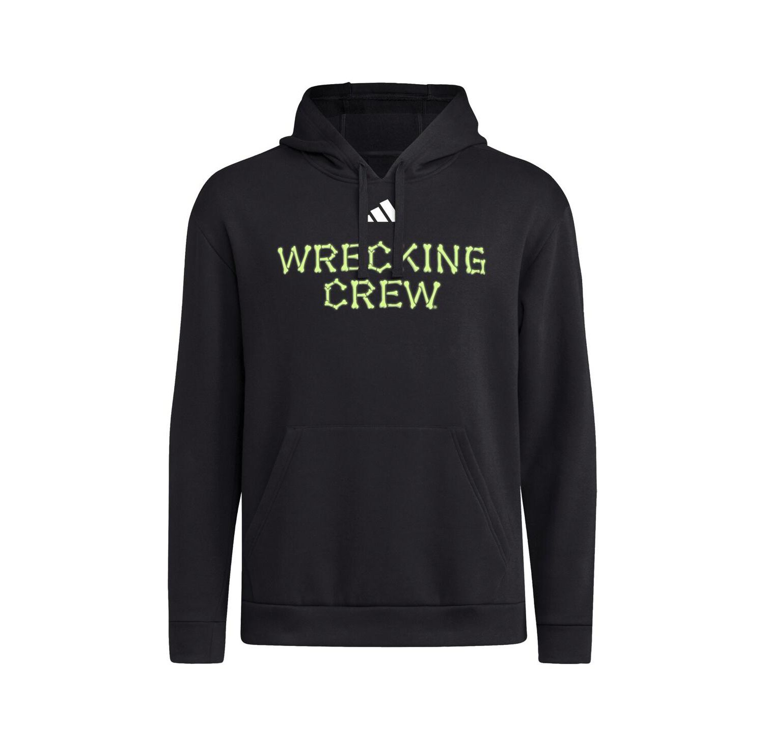 Men's Black Texas A&M Aggies Glow Halloween Wrecking Crew Pullover Hoodie
