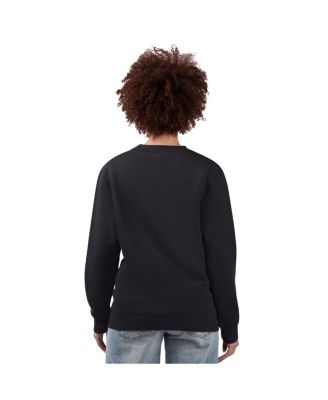 Women's Black San Diego Padres Team Logo Fleece Pullover Sweatshirt