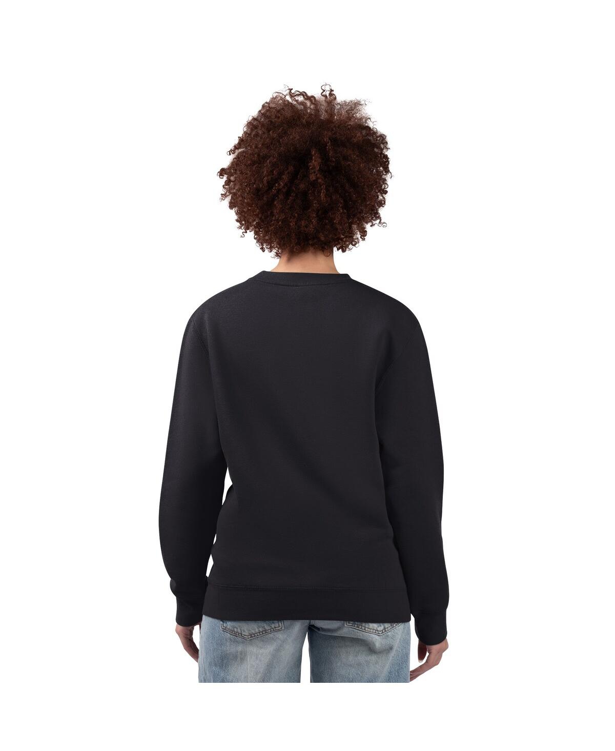 G-iii 4her By Carl Banks Women's Black San Diego Padres Team Logo Fleece Pullover Sweatshirt In Black