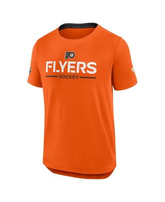 Men's Orange Philadelphia Flyers Authentic Pro Rink Tech T-Shirt