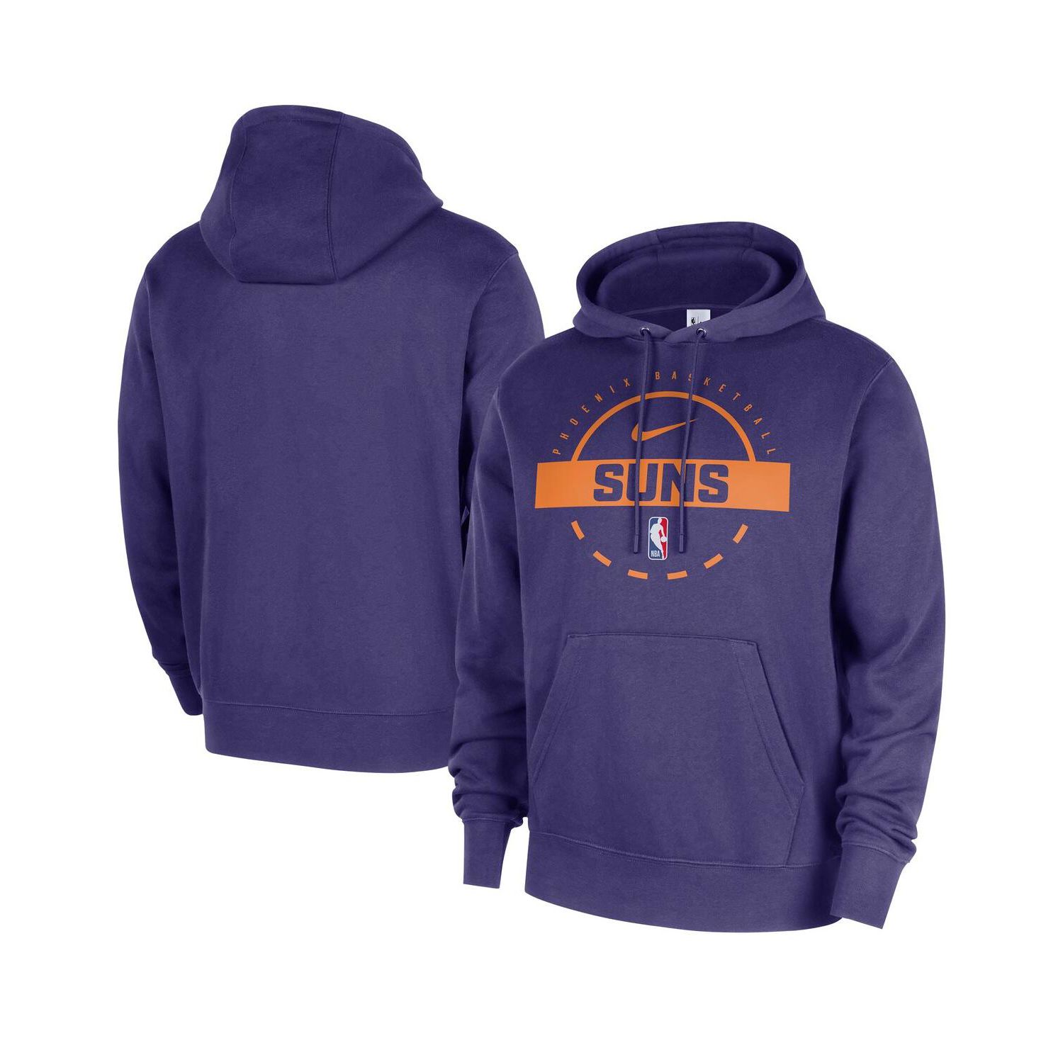 Men's Purple Phoenix Suns 2025/26 Authentic Practice Club Pullover Hoodie