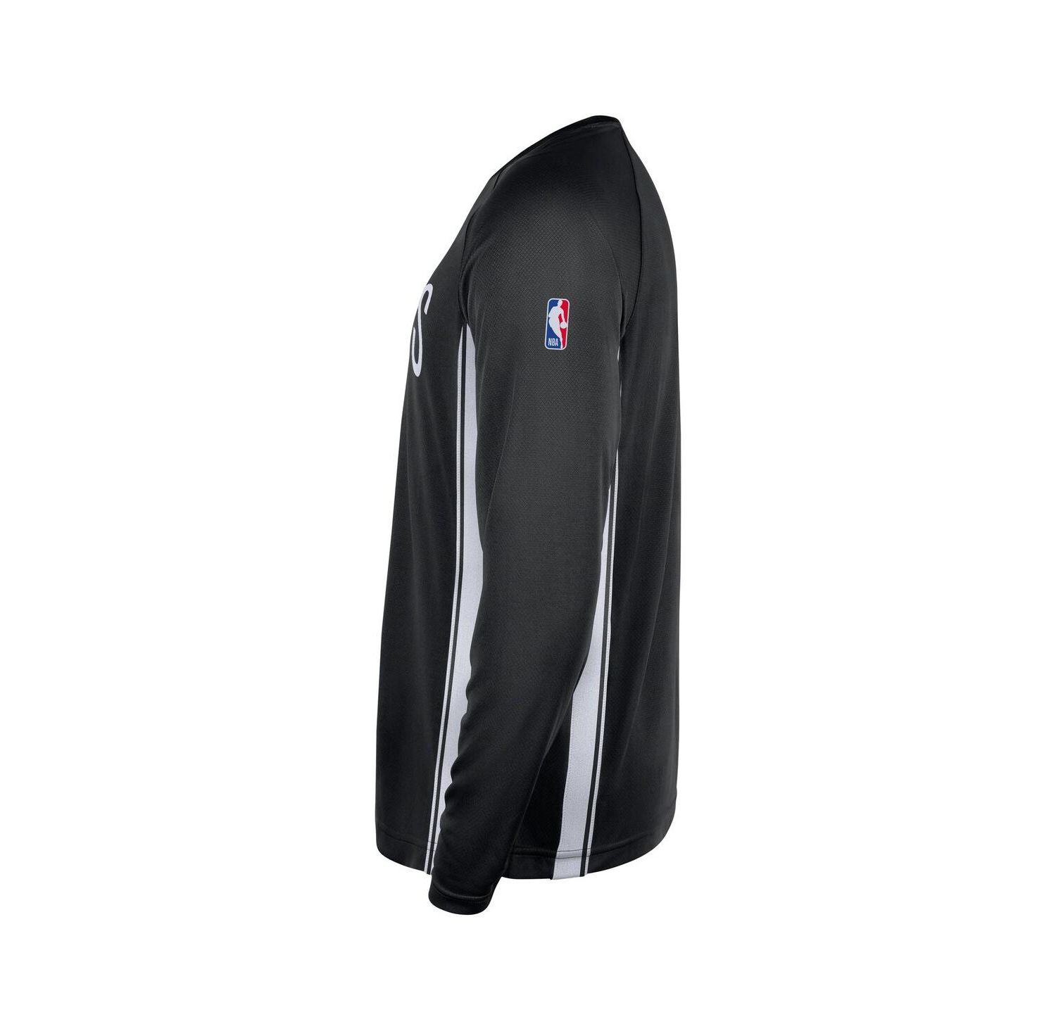 Men's Black Brooklyn Nets 2025/26 Authentic Pre-Game Legend Dri-FIT Long Sleeve Shooting Shirt