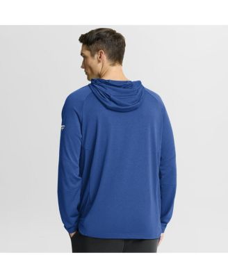 Men's Royal Buffalo Sabres Authentic Pro Rink Raglan Hoodie