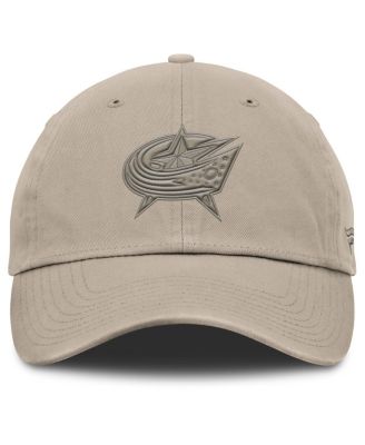 Men's Tan Columbus Blue Jackets Authentic Pro Road Adjustable Hat