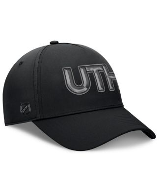 Men's Black Utah Mammoth Authentic Pro Road Team Code Flex Hat