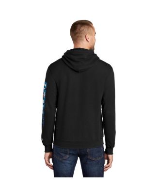 Men's Black Detroit Lions Wordmark Logo Pullover Hoodie