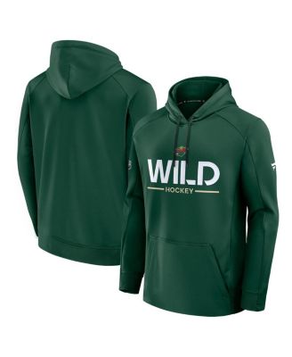 Fanatics - Men's Green Minnesota Wild Authentic Pro Rink Hoodie