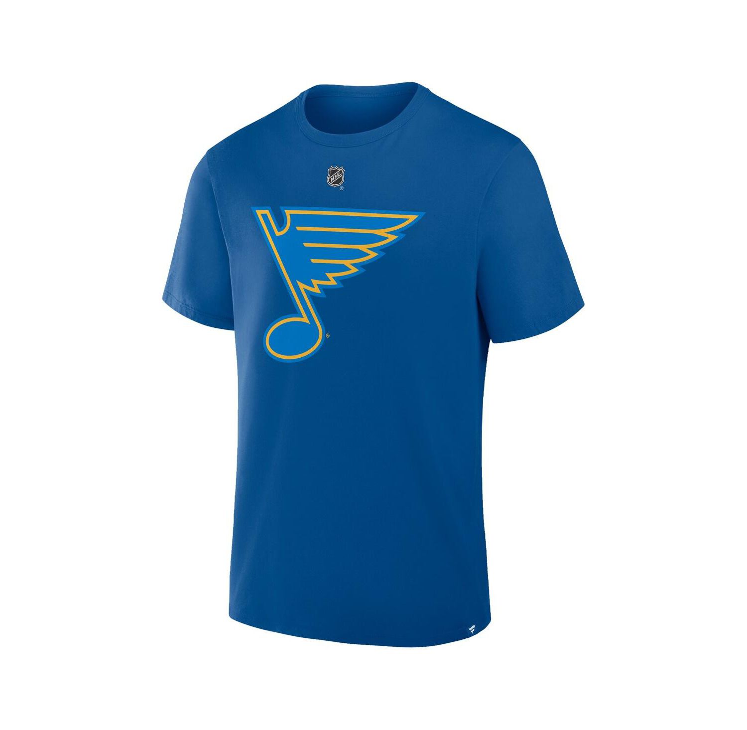Men's Jordan Binnington Blue St. Louis Blues Authentic Stack Name & Number T-Shirt