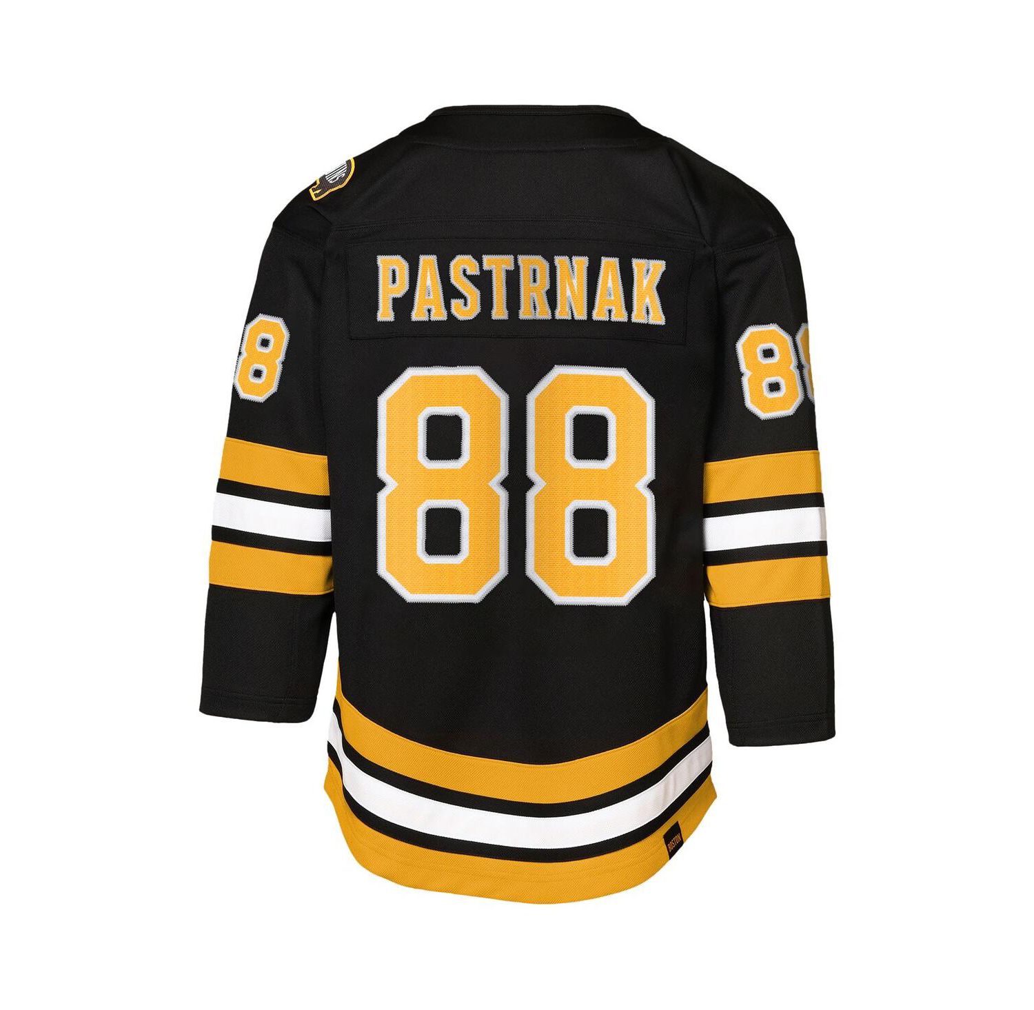 Big Boys and Girls David Pastrnak Black Boston Bruins Home Premier Player Jersey