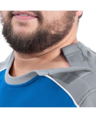 Men's Blue Detroit Lions Adaptive Lord Stanley Crewneck Sweatshirt