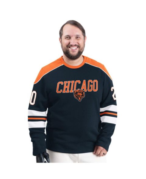 Мужская толстовка G-III Sports by Carl Banks Navy Chicago Bears Adaptive Lord Stanley Crewneck