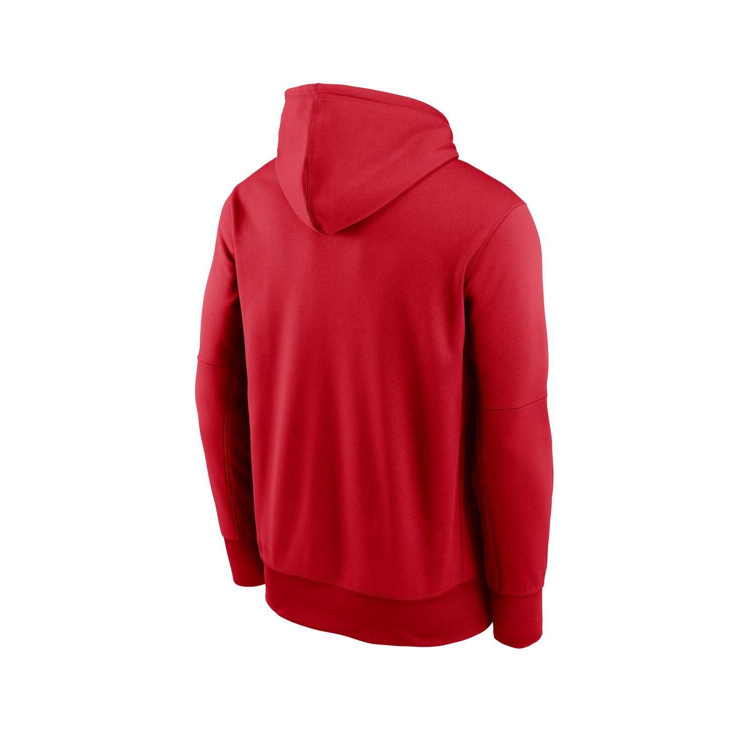 Men's Red Cleveland Guardians 2025 MLB Postseason Authentic Collection Therma Fleece Hoodie