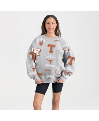Gameday Couture - Women's Gray Texas Longhorns Always on Repeat Fleece Sweatshirt