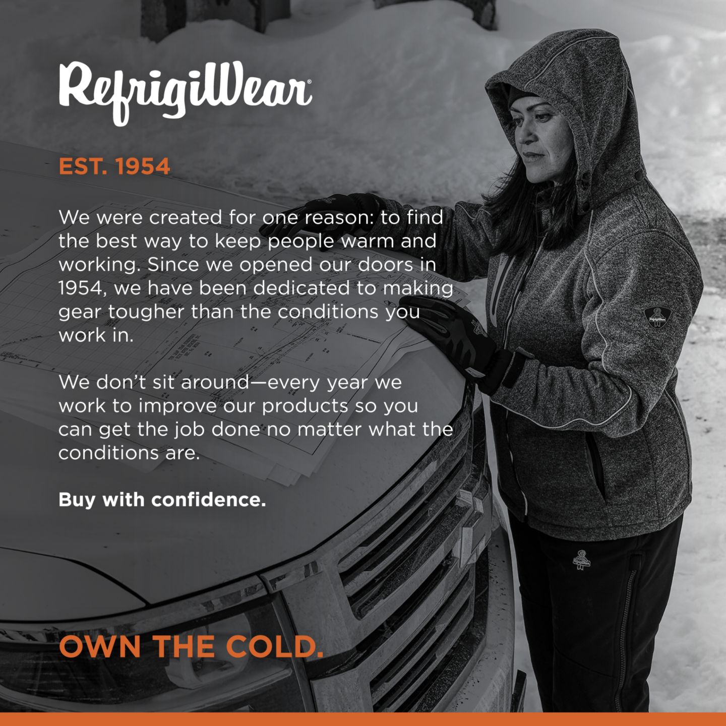 Женская куртка RefrigiWear Extreme Sweater Jacket, цвет: Серый — фото 9
