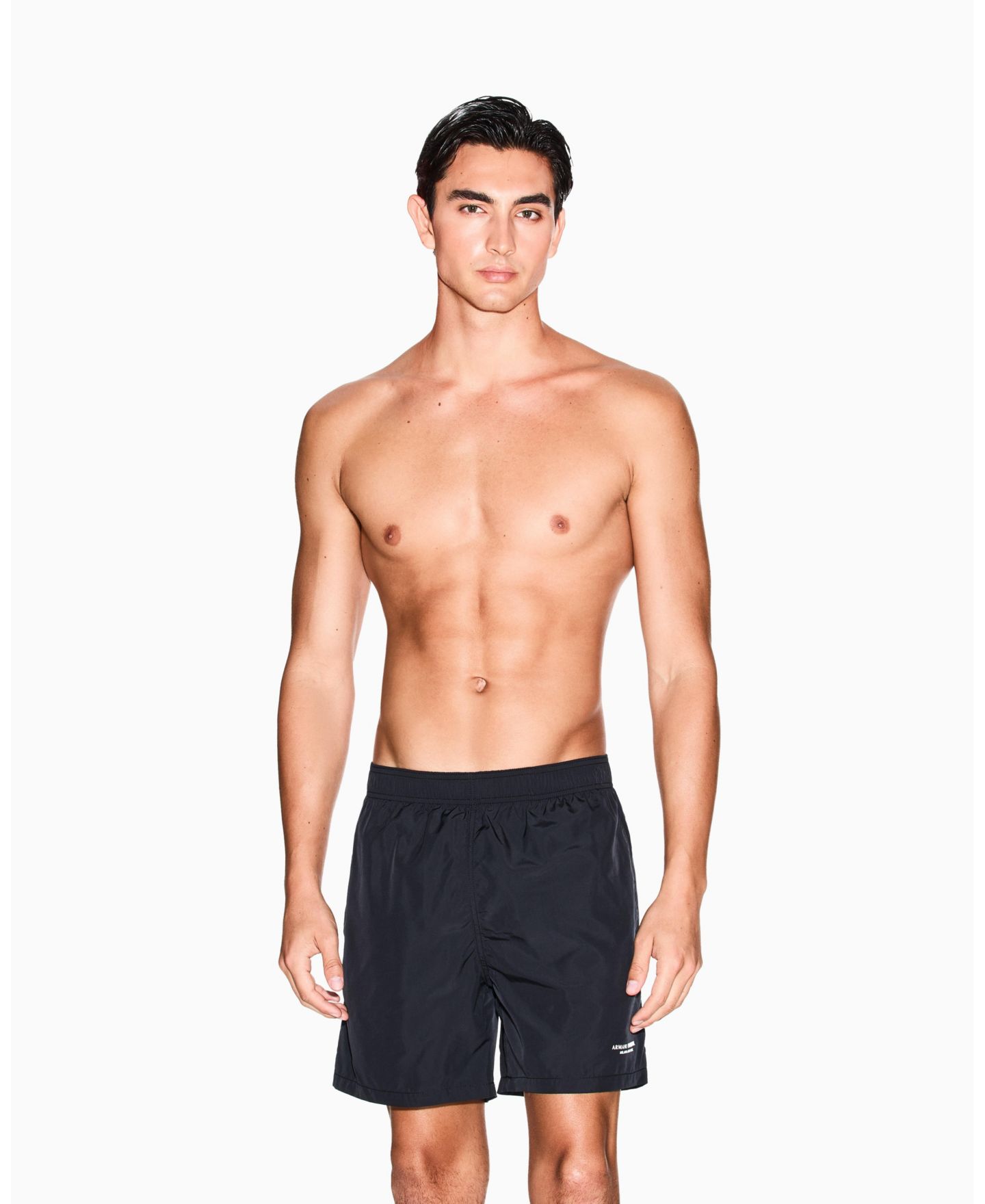 Плавки Icon для мужчин — A|X Armani Exchange, цвет: Чёрный — фото 1
