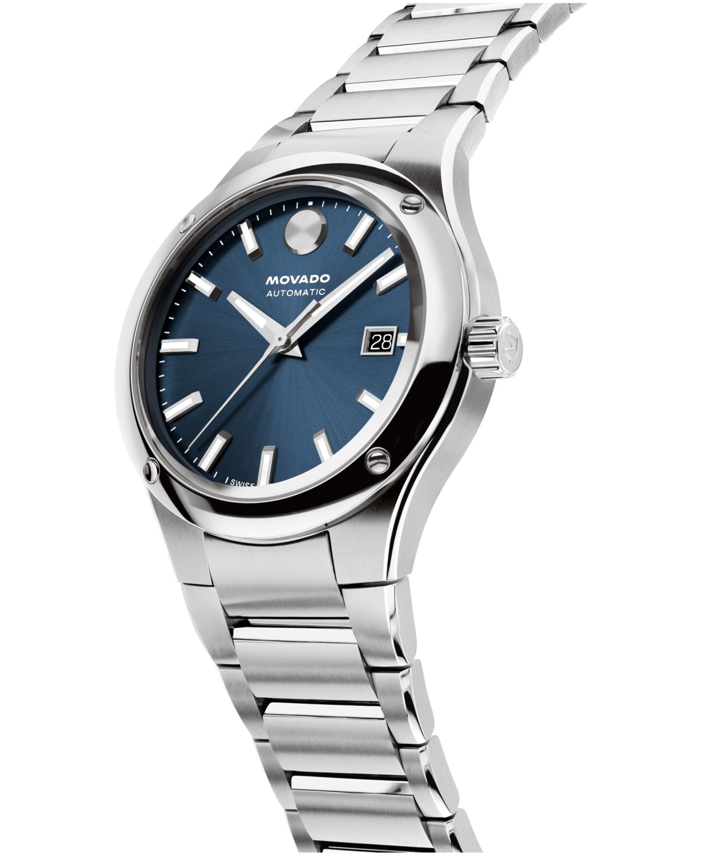 Мужские часы Movado Museum Imperiale Swiss Automatic Stainless Steel Watch, 40mm — фото 2