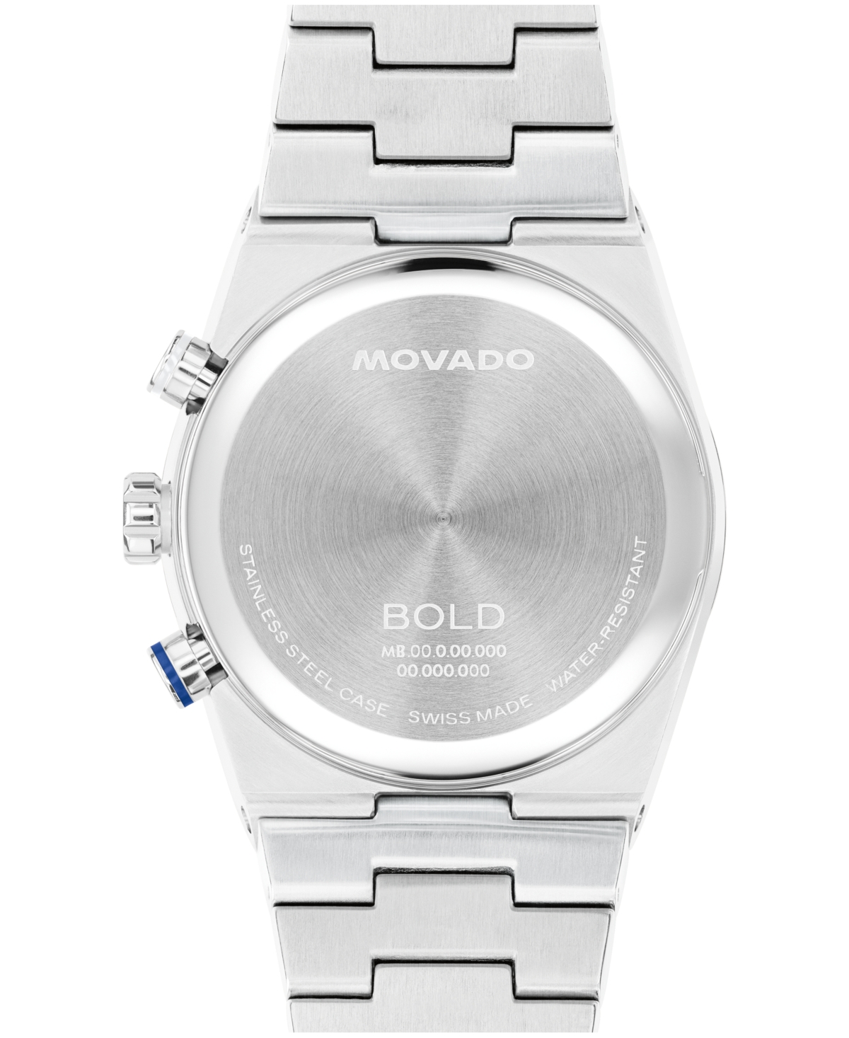 Movado Men's Bold Quest Swiss Quartz Chrono Stainless Steel Watch, 40mm