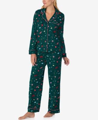 Women's 2-Piece Sleepwear Long-Sleeve Top and Pajama Pants Set