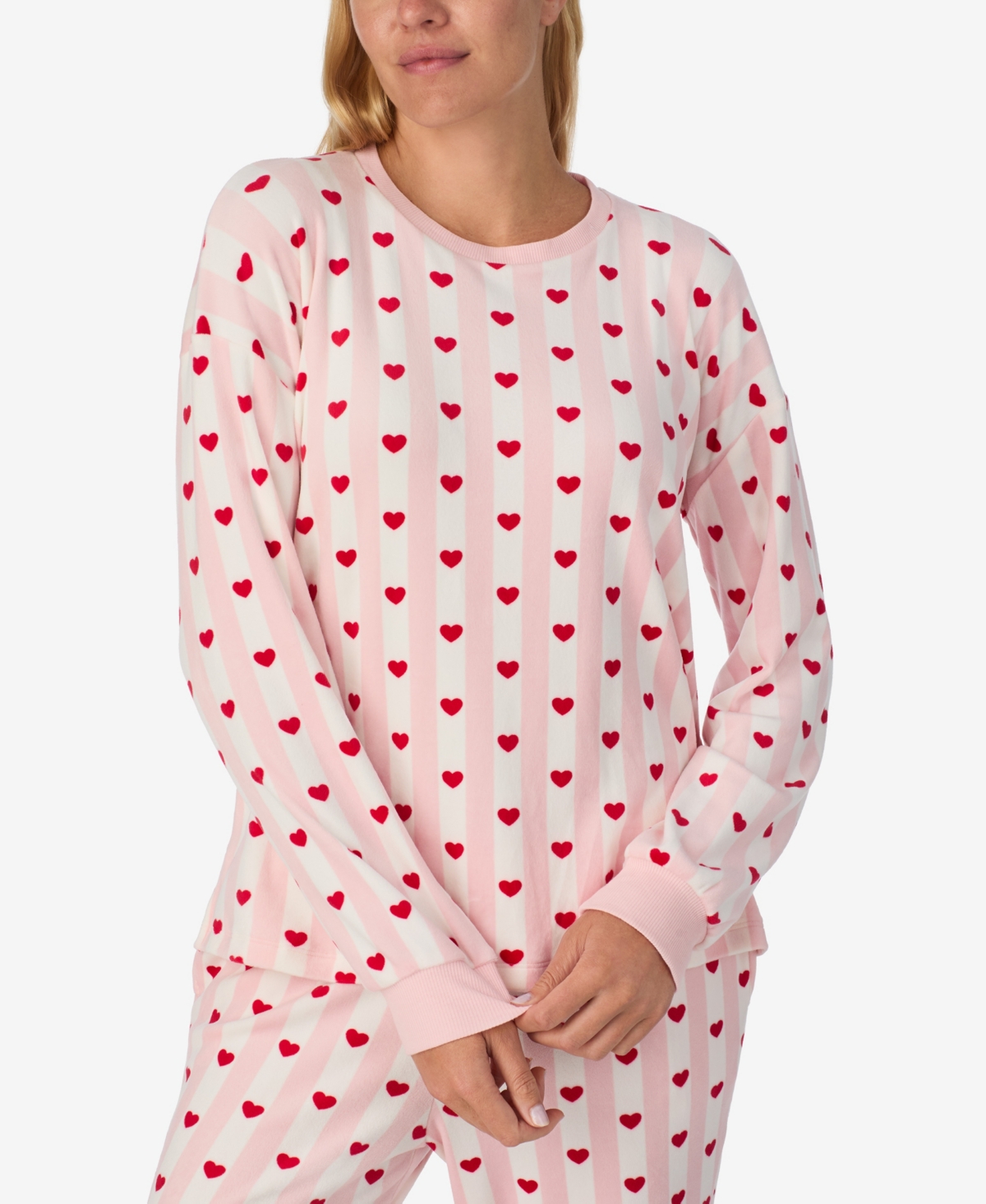 Kate Spade New York Women's 2-Piece Sleepwear Long-Sleeve Top and Jogger Pajama Set