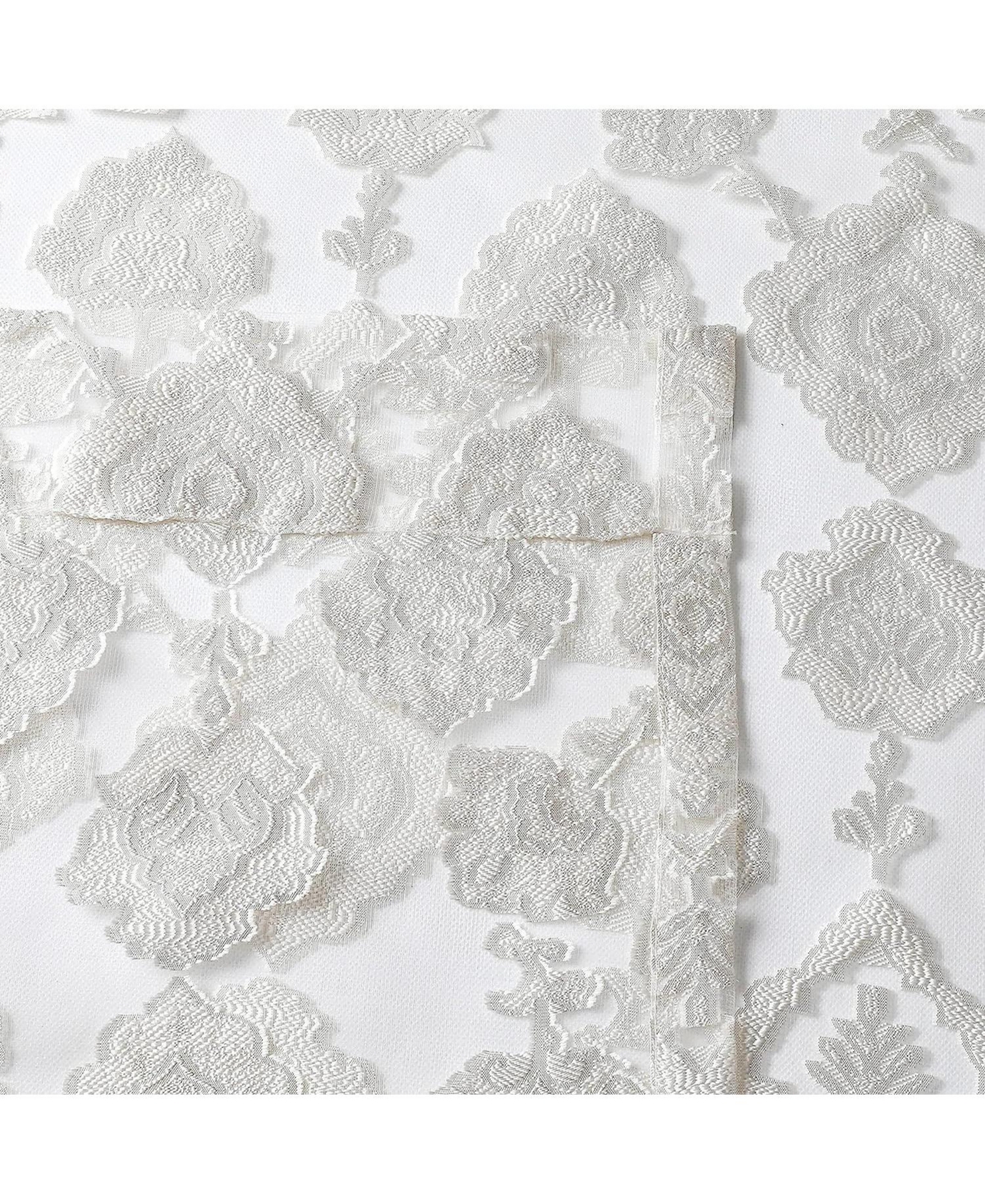 Moroccan Accents by Kate Aurora 1 Piece Rod Pocket Clipped Elegant Sheer Curtain Panel