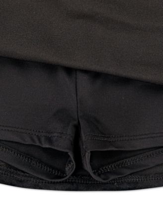 Baby Girls' Velour Long-Sleeve and Skirt Scooter, 2-Piece Set