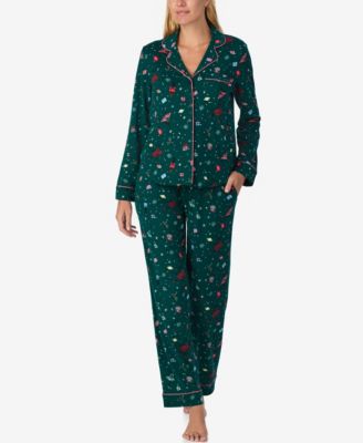 Women's 2-Piece Sleepwear Long-Sleeve Top and Pajama Pants Set