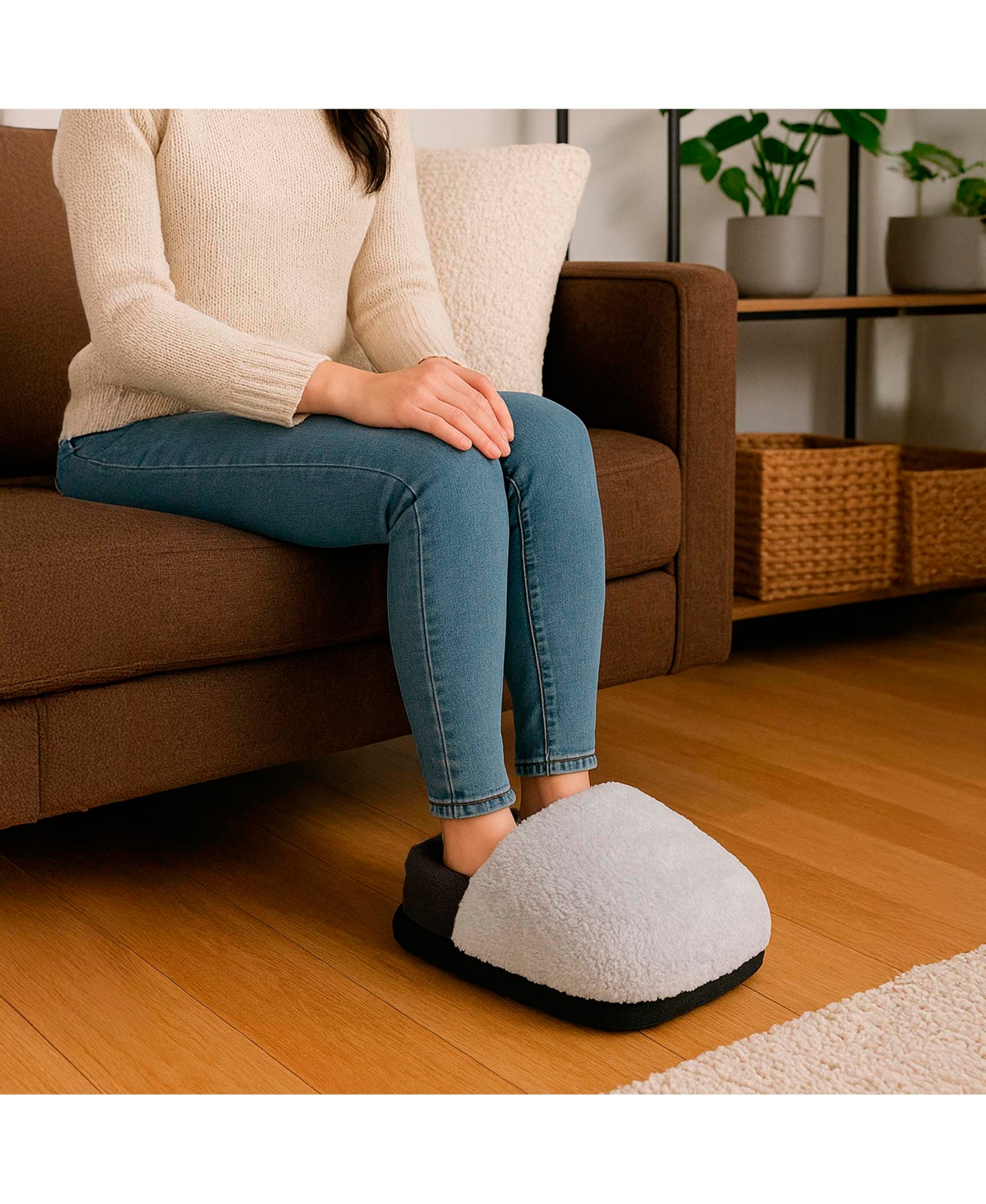 Ultra Plush Heated Foot Warmer & Massager – Cozy Relief Anytime, Anywhere