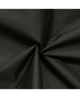 100% Polyester Glacier Balance Temperature Solid Faux Silk Blackout Grommet Curtain Panel 52" x 84" Black
