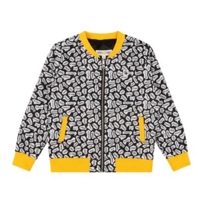 Toddler Girls Reversible Zip up Lightweight Bomber Jacket