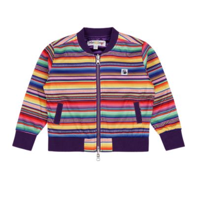 Toddler Girls Reversible Zip up Lightweight Bomber Jacket