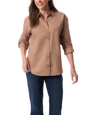 Gloria Vanderbilt - Women's Eco Flex Comfort Button-Up Shirt