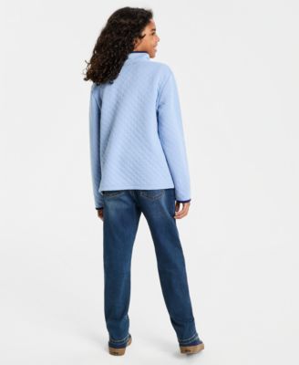 Epic Threads Big Boys Quarter Zip Jacket Nasa T Shirt Stretch Jeans Macys Exclusive In Brown