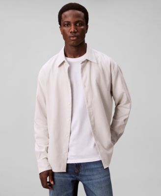 Men's Melange Flannel Classic-Fit Shirt