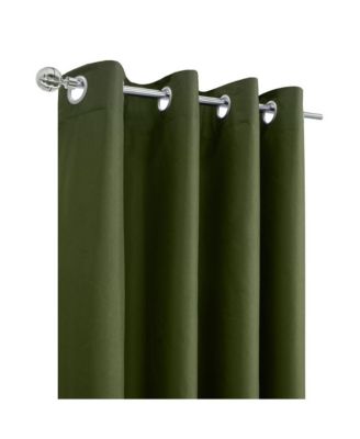 Alpine Blackout Premium Stylish and Functional Grommet Curtain Panel 52" x 95" Olive
