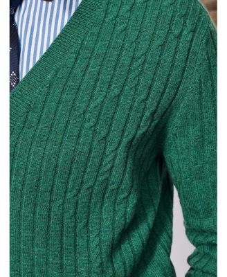 Men's Leonard Wool Cable Sweater Cardigan