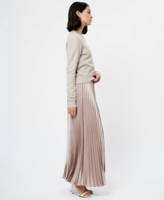 Women's Pleated Midi Skirt
