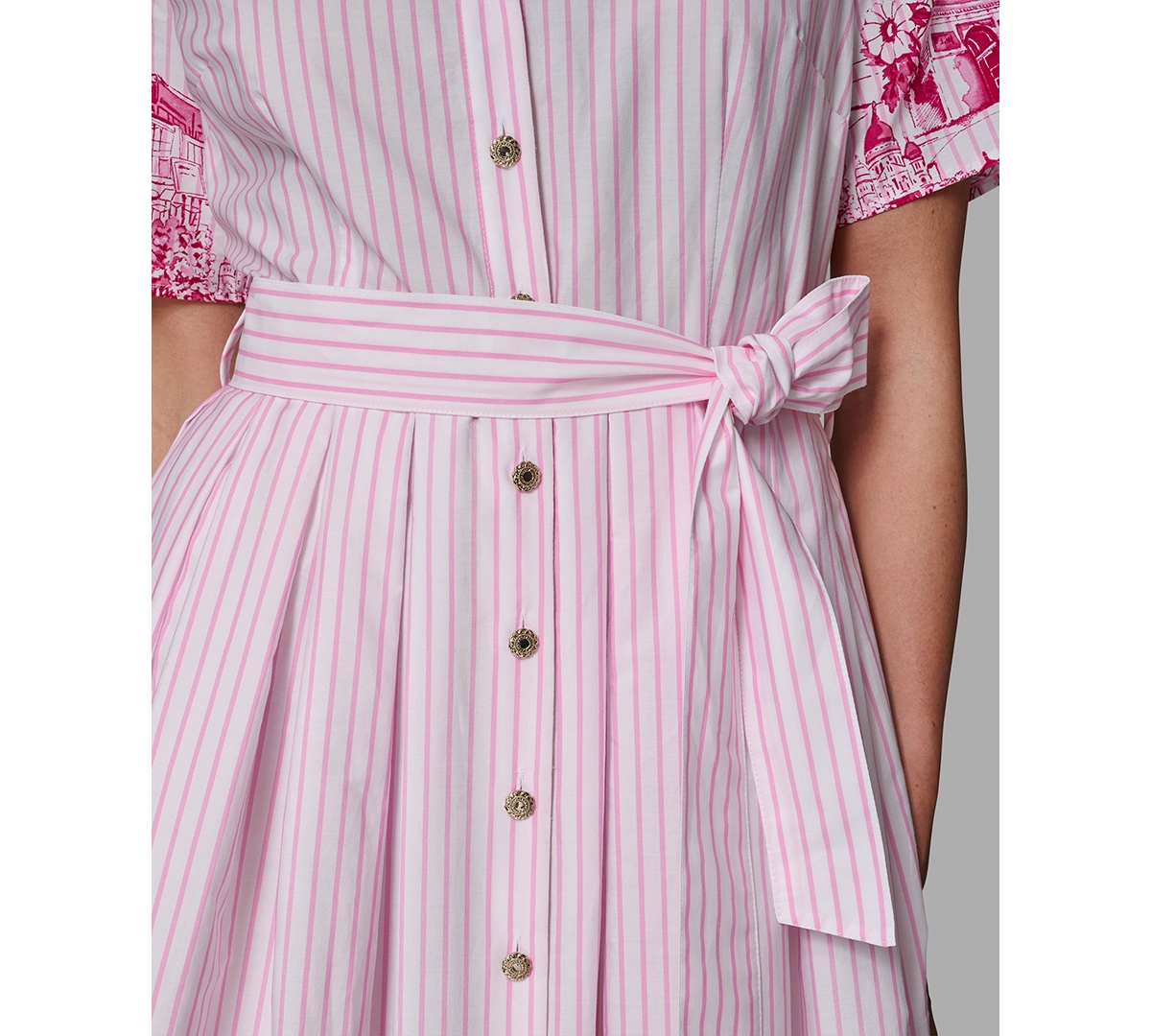 Karl Lagerfeld Paris Women's Printed Shirt Dress