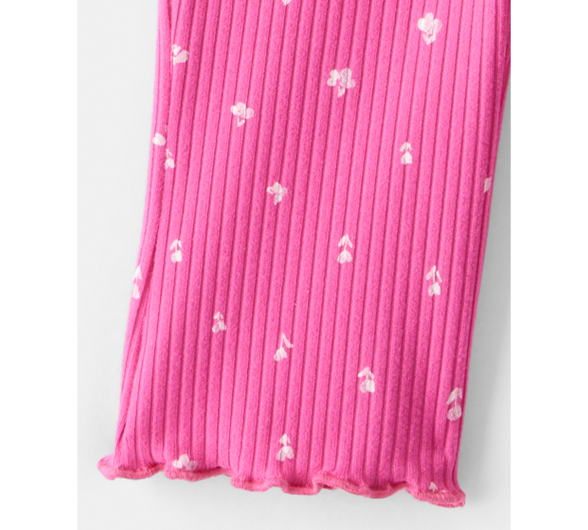 Carter's Baby Girls 2-piece Floral Bodysuit And Pants Set In Pink