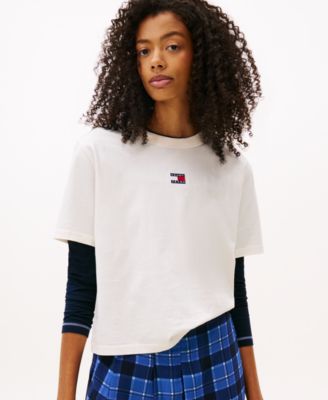 Women's Boxy Badge Crewneck T-Shirt