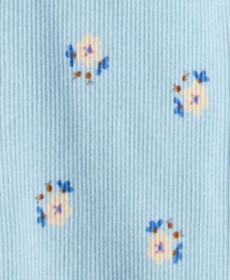 Baby Girls' Peter Pan Collar Top and Flare Leggings, 2-Piece Set