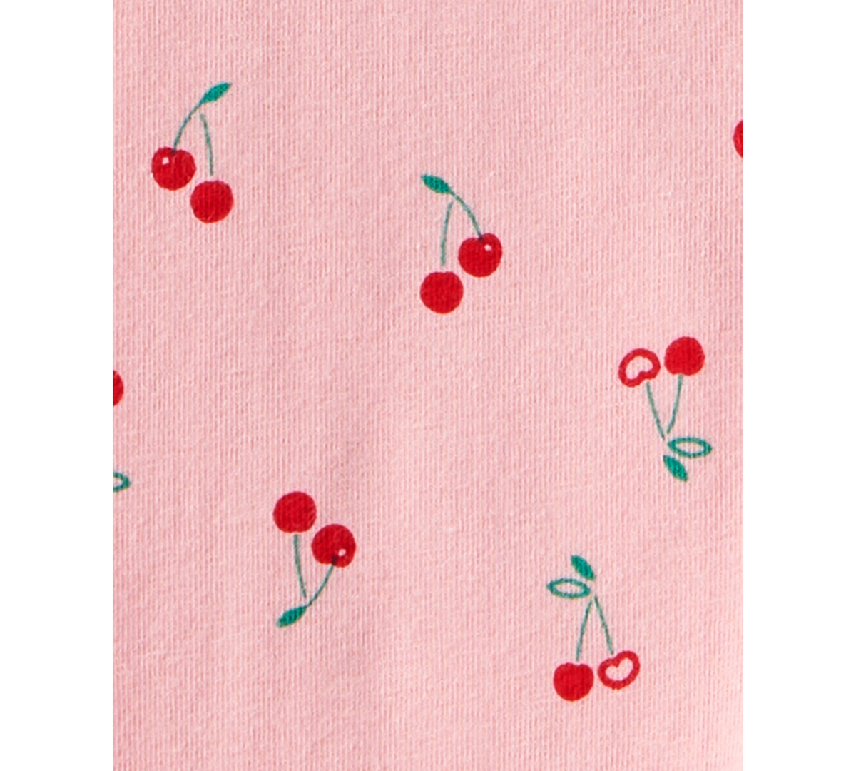 Carter's Baby Girls 2-Piece Cherry Bow French Terry Sweatshirt and Pants Set