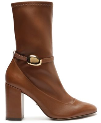 Women's Farrah High Block Square Toe Booties