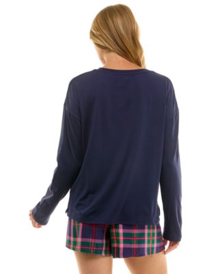Women's Long-Sleeve Drop Shoulder Top