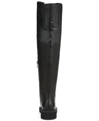 Women's Scarlette Almond Toe Wide Calf Tall Over-the-Knee Boots