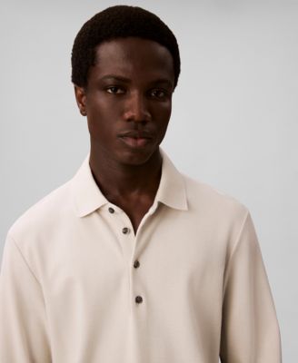 Men's Long-Sleeve Classic Fit Polo Shirt