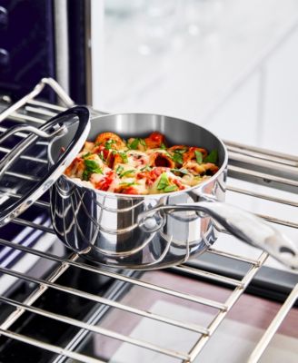 Valencia Pro Stainless Steel Uncoated 1.6-Quart Saucepan with Lid